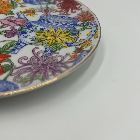Museum Of Fine Arts Boston Japan Flower & Vase Pattern Plate Dish 7.75" - Picture 9 of 9